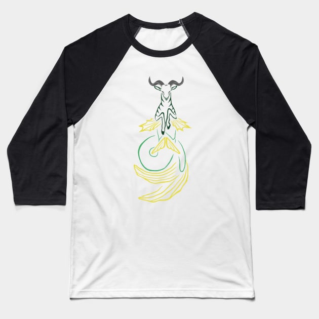 Capricorn 2 Baseball T-Shirt by Pochfad